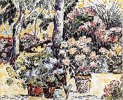 Paul Signac Artist-s Garden oil painting reproduction